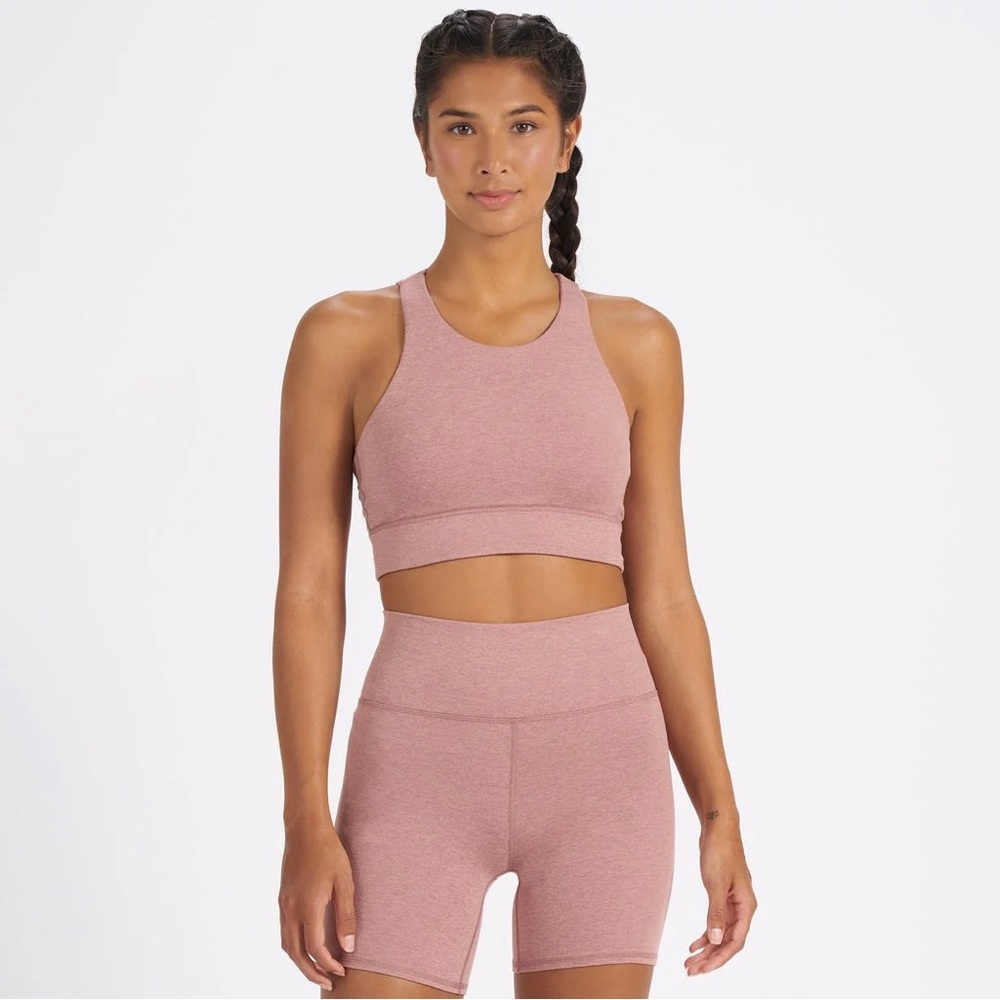 Vuori Elevation Juno Sports Bra Burnt Clay Pink